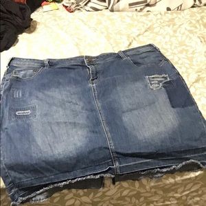 Lane Bryant Denim. Skirt 24